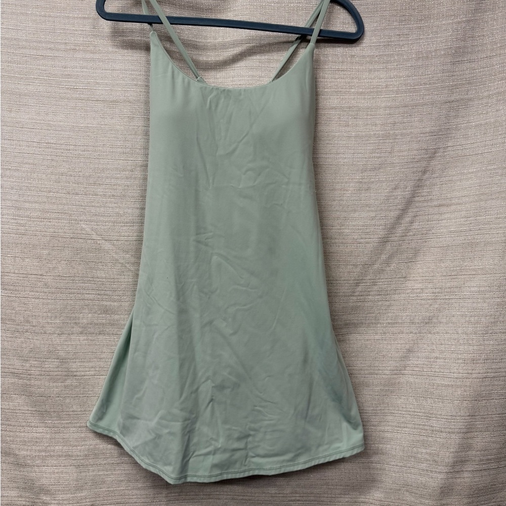 HALARA Sage Green Slip Dress